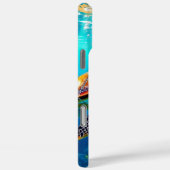 Sea Turtle Colorful Underwater Scene Birthday Case-Mate iPhoneケース (裏面 / 右)