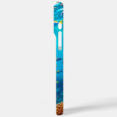 Sea Turtle Colorful Underwater Scene Birthday Case-Mate iPhoneケース (裏面 / 左)