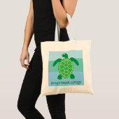 Sea Turtle Custom  Tote Bag トートバッグ (正面(商品))