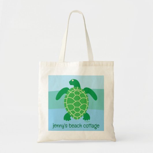 Sea Turtle Custom  Tote Bag トートバッグ (正面)