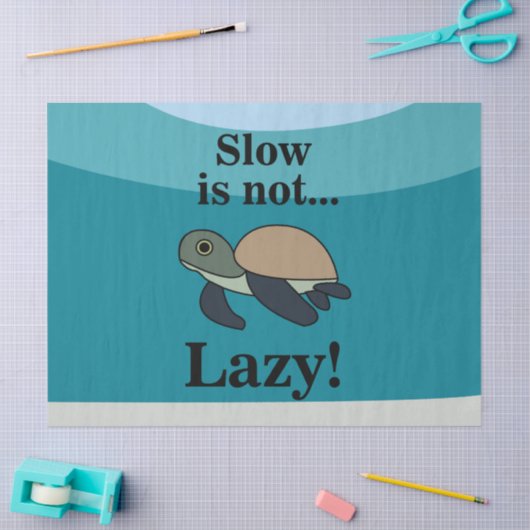 Sea Turtle Funny 薄葉紙 (クラフト)