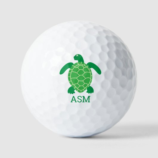 Sea Turtle Golf Balls ゴルフボール (正面)