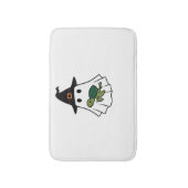 Sea Turtle Halloween Ghost Witch Hat Animal Lovers バスマット (正面縦)