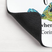 Sea Turtle I Will Walk By Faith Not Sight When I C マウスパッド (コーナー)