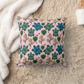 Sea Turtle Lover Gift, Cute Turtle Pattern, Marine クッション (ブランケット)