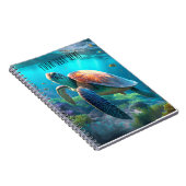 Sea Turtle Nature Notebook – オリジナルタイトル ノートブック (右側)
