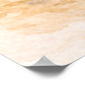 Sea Turtle Ocean Beach ポスター (角)