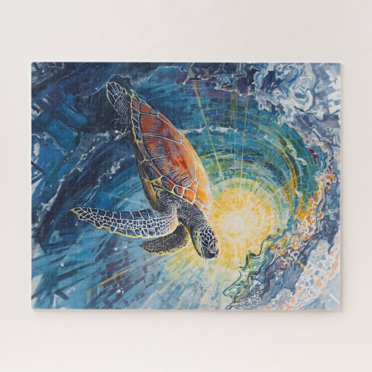 Sea Turtle Odyssey ジグソーパズル (横)