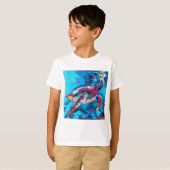 Sea Turtle Painting - Beach Home Decor Tシャツ (正面フル)