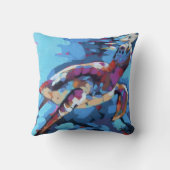 Sea Turtle Painting - Ocean Life Home Decor クッション (裏面)