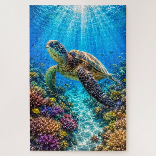 Sea Turtle Paradise Puzzle ジグソーパズル (縦)