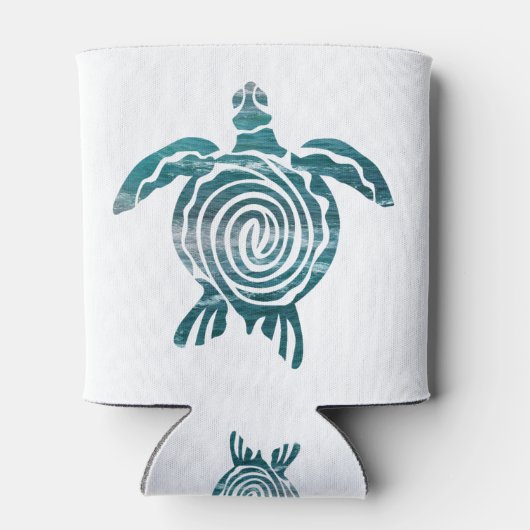 Sea Turtle Save The Turtle 缶クーラー (裏面)