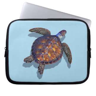 Sea turtle tablet / laptop sleeve ラップトップスリーブ