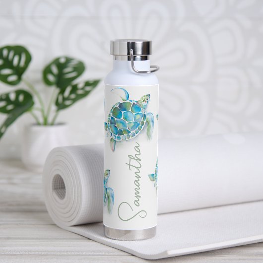 Sea Turtle Themed Reusable Water Bottles ウォーターボトル (ヨガ)