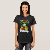 Sea Turtle Xmas Decorations Santa Sea Turtle Chri Tシャツ (正面フル)