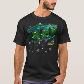 Sea Turtle  Xmas Lighting Sea Turtle Christmas Tシャツ (正面)