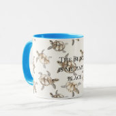 Sea Turtles Beach Happy Place マグカップ (正面左)