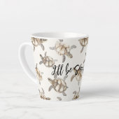 Sea Turtles Beach Sea-ing You カフェラテマグ (左アングル)