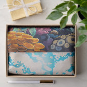 Sea Turtles In Beautiful Scenic Ocean Decoupage 薄葉紙 (ギフト)