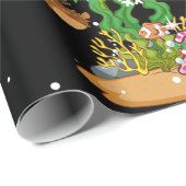 Sea Turtles Lover Xmas Sea Turtle Christmas Tree ラッピングペーパー (ロールコーナー)