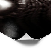 Sea Urchin Black & White Photography 20x20ポスター ポスター (コーナー)