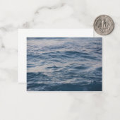 Sea water closeup ノートカード (正面/裏面インサイチュ)