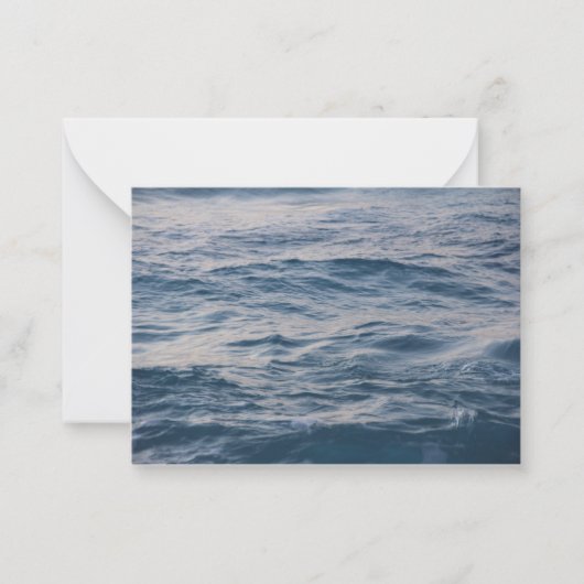 Sea water closeup ノートカード (正面)