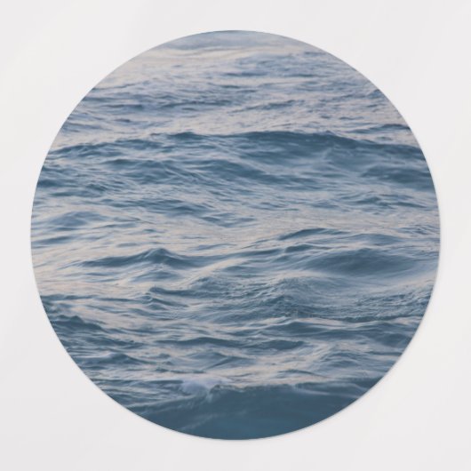 Sea water closeup ラベル (デザイン2)