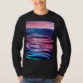 Sea Waves Sunset Tシャツ (正面)
