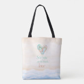 Sea You at the Beach Coastal Tote Bag トートバッグ (裏面)
