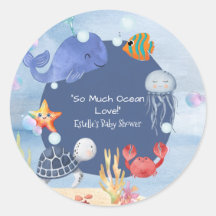 Sea You Soon かわいいクジラ ヒトデ カメ クラゲ