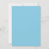 Sea You Soon オーシャンベイビーシャワー 招待状 (裏面)
