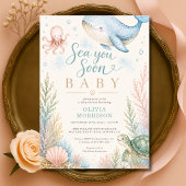 Sea You Soon Babyオーシャンベイビーシャワー 招待状