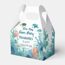 Sea You Soon Baby かわいい海の中のベビーシャワー