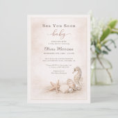 Sea You Soon Baby バースデー 招待状 (スタンド正面)