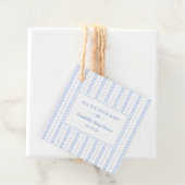 Sea You Soon Baby! Blue Coastal Beach Baby Shower フェイバータグ (インサイチュ)
