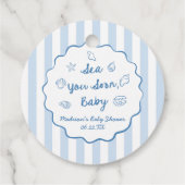 Sea You Soon Baby Coastal Baby Shower フェイバータグ (裏面)