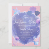 Sea You Soon Baby Ocean Themed Baby Shower 招待状 (正面)