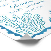 Sea You Soon Baby Shower  ポスター (角)