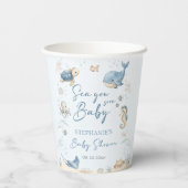 Sea you soon Baby Shower  紙コップ (裏面)