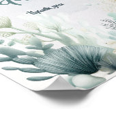 Sea You Soon Baby Shower Books and Gifts Poster ポスター (角)