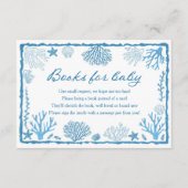 Sea You Soon Baby Shower Books For Baby  エンクロージャーカード (正面)