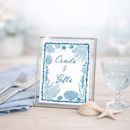 Sea You Soon Baby Shower Cards And Gifts ポスター