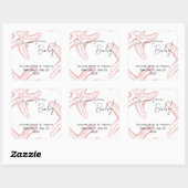 Sea You Soon Baby Shower Favor スクエアシール (シート)