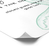 Sea You Soon Baby Shower Guessing Game ポスター (角)