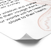 Sea You Soon Baby Shower Message in a Bottle ポスター (角)