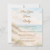 Sea You Soon Beach Baby Shower invitation (正面)