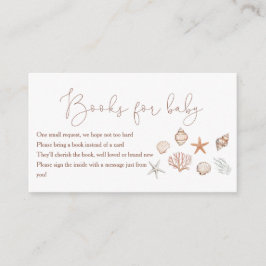 Sea You Soon Coastal Baby Shower Books For Baby エンクロージャーカード