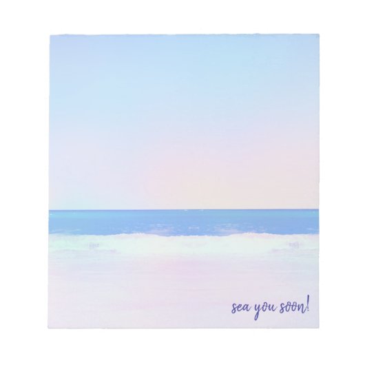 sea you soon - notepad ノートパッド (正面)