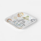 Sea You Soon Ocean Baby Shower Gender Neutral  ペーパープレート (傾斜あり)